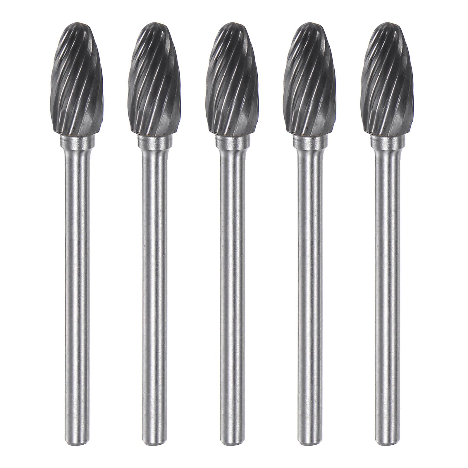 HARFINGTON 5pcs Carbide Rotary Burr Set - 1/8