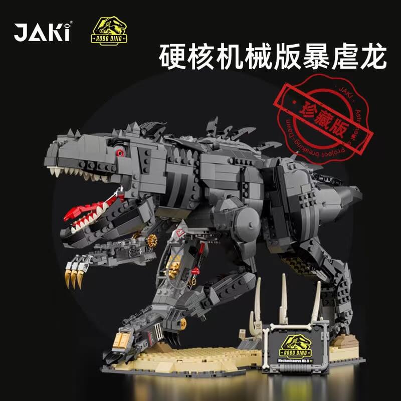 JAKI Mechanical Keyboard - RGB Backlit, Wired/Wireless Gaming Keyboard for PC, Mac - Tyrannosaur Design | Perfect for Gaming, Typing & Office Work