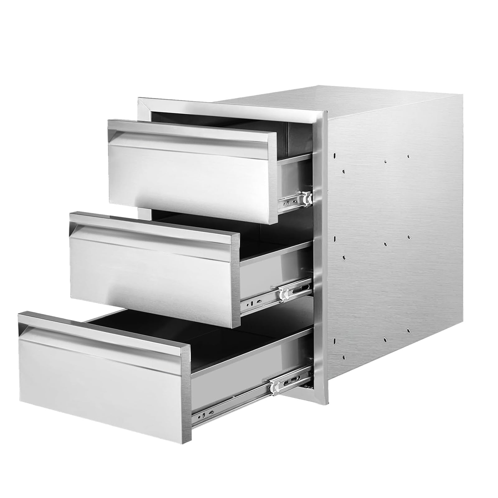 Stainless Steel Triple Drawer Outdoor Kitchen Cabinet - 18