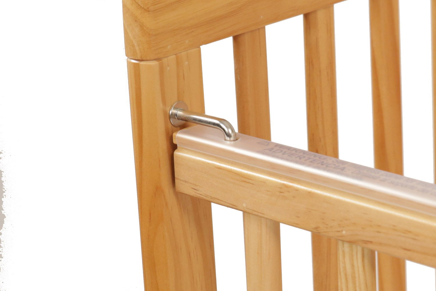 LA Baby The Little Wood Crib - Natural Cherry Finish, Convertible Baby Crib for Nursery, Toddler Bed & Daybed | Safe, Sturdy & Eco-Friendly Wooden Crib for Newborns to Toddlers | Perfect for Small Spaces & Modern Nurseries