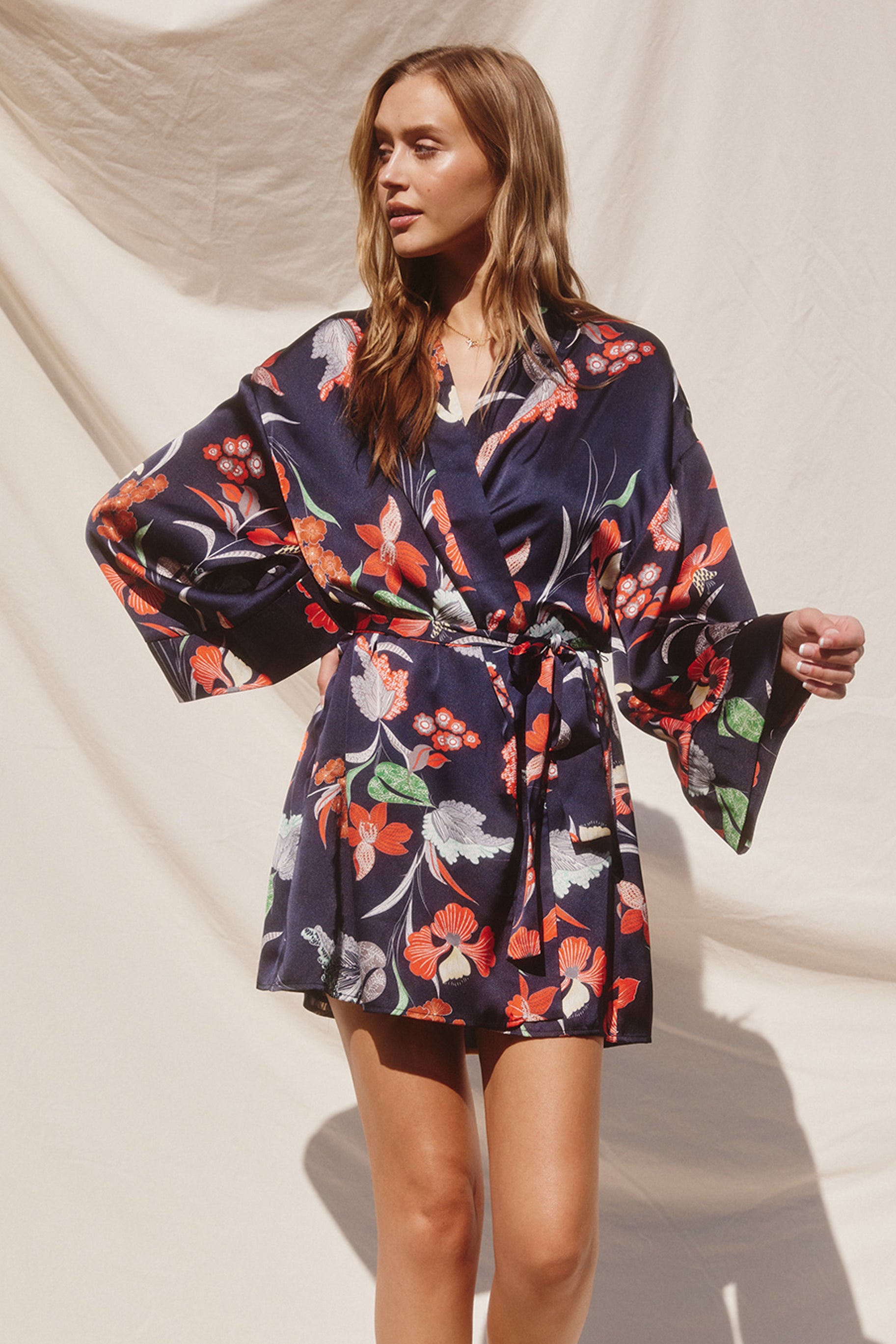 Clerice Navy Long Sleeve Mini Dress for Women - Elegant Party & Cocktail Dress for Evening Events, Date Night, and Special Occasions