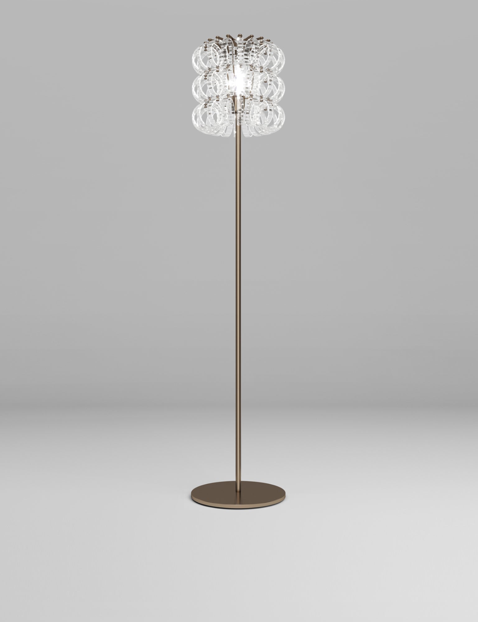 Vistosi Ecos Modern Floor Lamp - Energy Efficient LED Lighting for Living Room, Bedroom & Office Decor