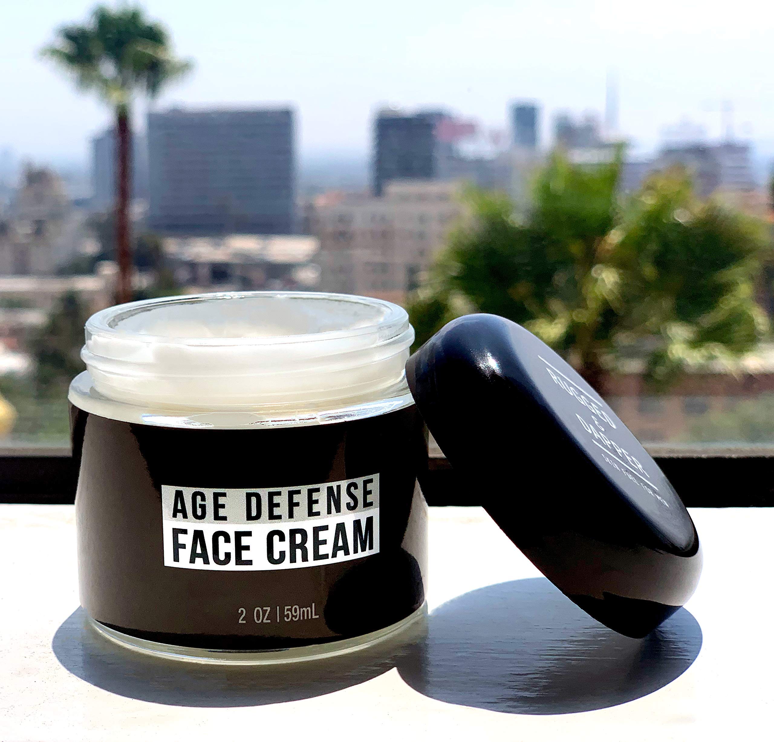 RUGGED & DAPPER Anti-Aging Face Cream for Men - Wrinkle Reducing & Hydrating Moisturizer (2 oz) | Daily Skincare Routine & Grooming Essential for Mature Skin