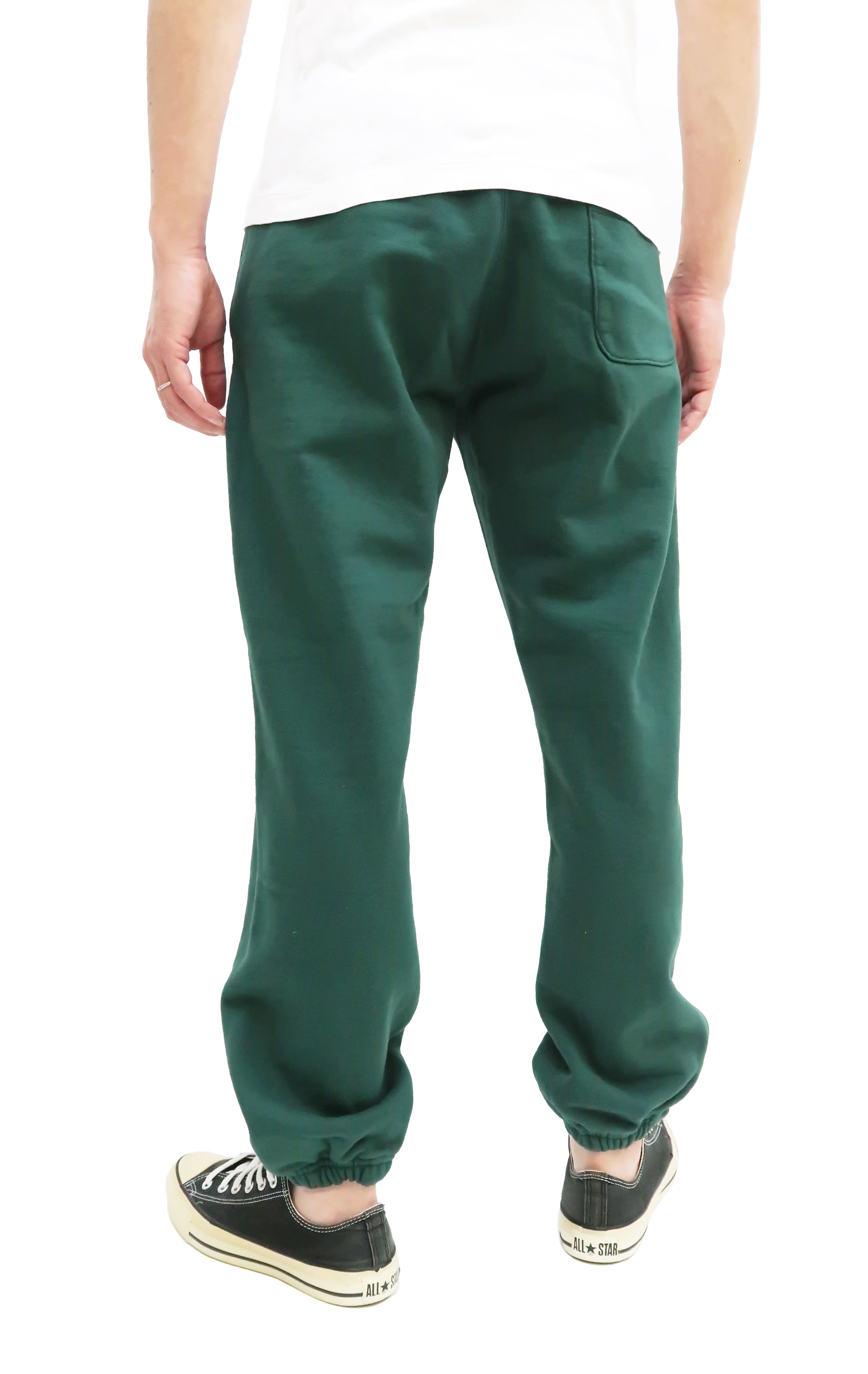 Whitesville Men's Sweatpants WV49036 - Drawstring Waist, Elastic Cuff Joggers for Casual Wear & Lounge - 145 Green - Perfect for Home, Gym, and Outdoor Activities
