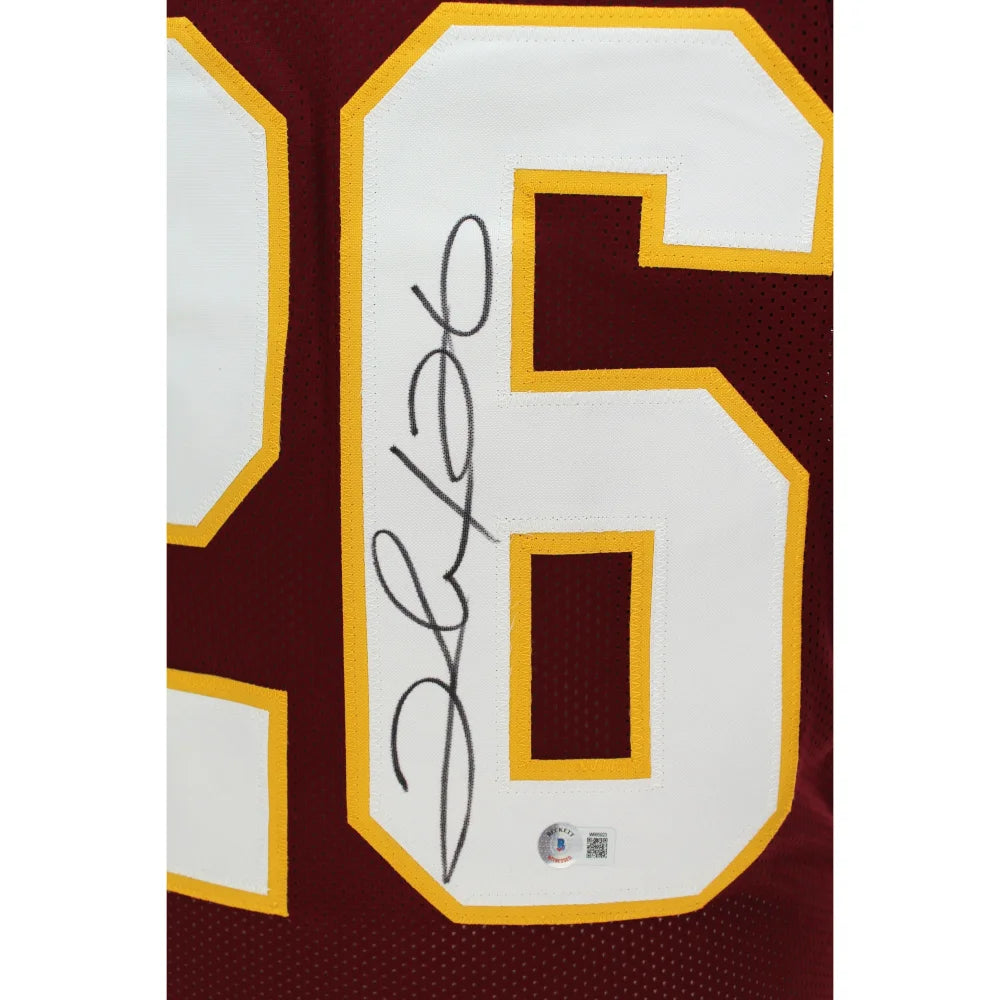 Clinton Portis Autographed Washington Commanders Jersey - Burgundy NFL Football Jersey with BAS COA - Perfect for Collectors, Sports Memorabilia Fans & Game Day Display