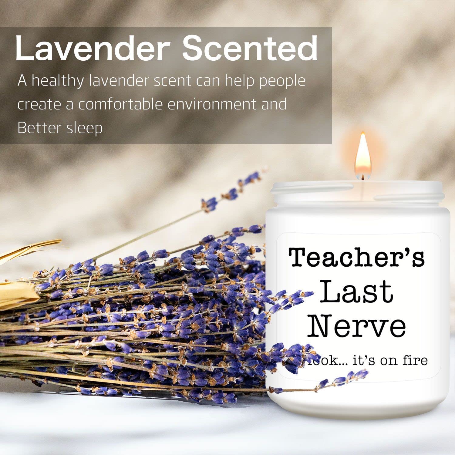 Teacher Appreciation Scented Candle - Perfect Gift for Women on Holidays & Special Occasions