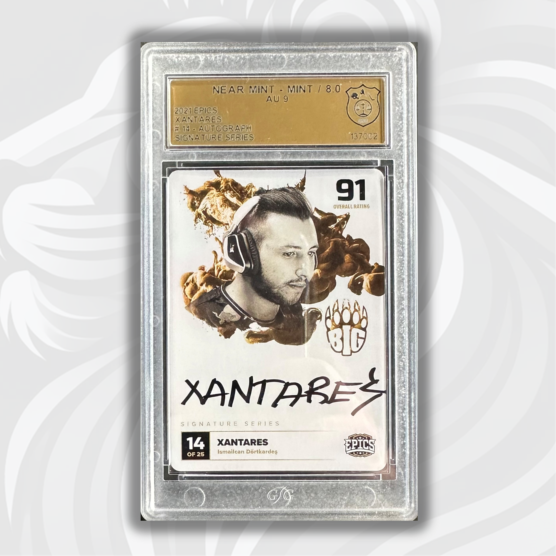 GSG 8.0 Xantares Signature Series 2021 Epics CSGO Skin - 14/25 Limited Edition - Perfect for CS:GO Players & Collectors | Gaming, Streaming & Esports Accessory