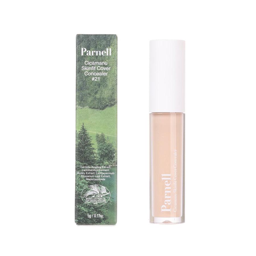 PARNELL Cicamanu Skin Fit Cover Concealer No.21 - 5g, Lightweight Full Coverage Foundation, Natural Matte Finish, Long-Lasting Makeup for Flawless Skin | Perfect for Daily Wear, Special Occasions & Photo Shoots