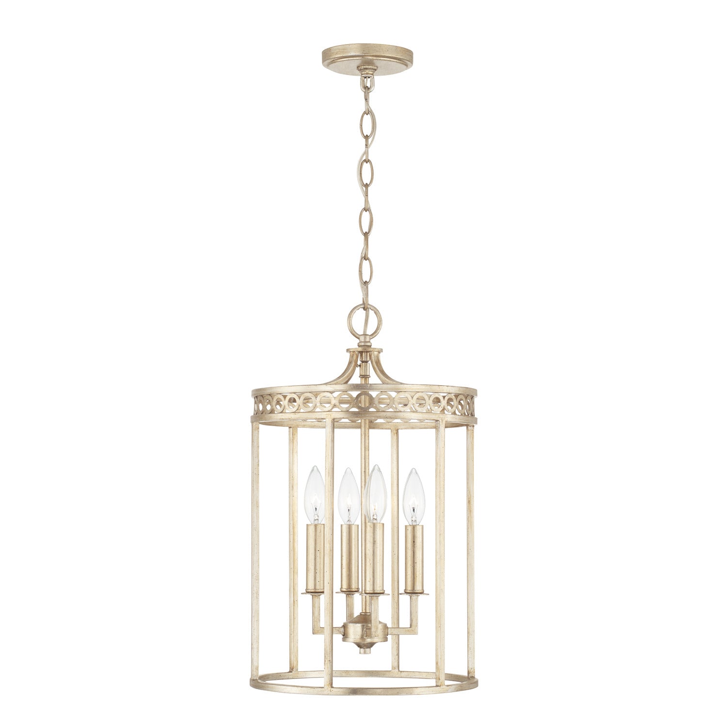 Capital Lighting Four Light Foyer Pendant - Modern Chandelier for Entryway, Hallway & Staircase | Elegant Ceiling Light Fixture for Home Decor