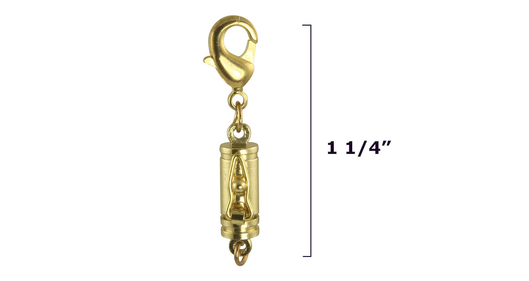 Stylish Gold Magnetic Jewelry Safety Extender - Secure & Adjustable Necklace Clasp for Women - Perfect for Daily Wear, Gifts & Special Occasions