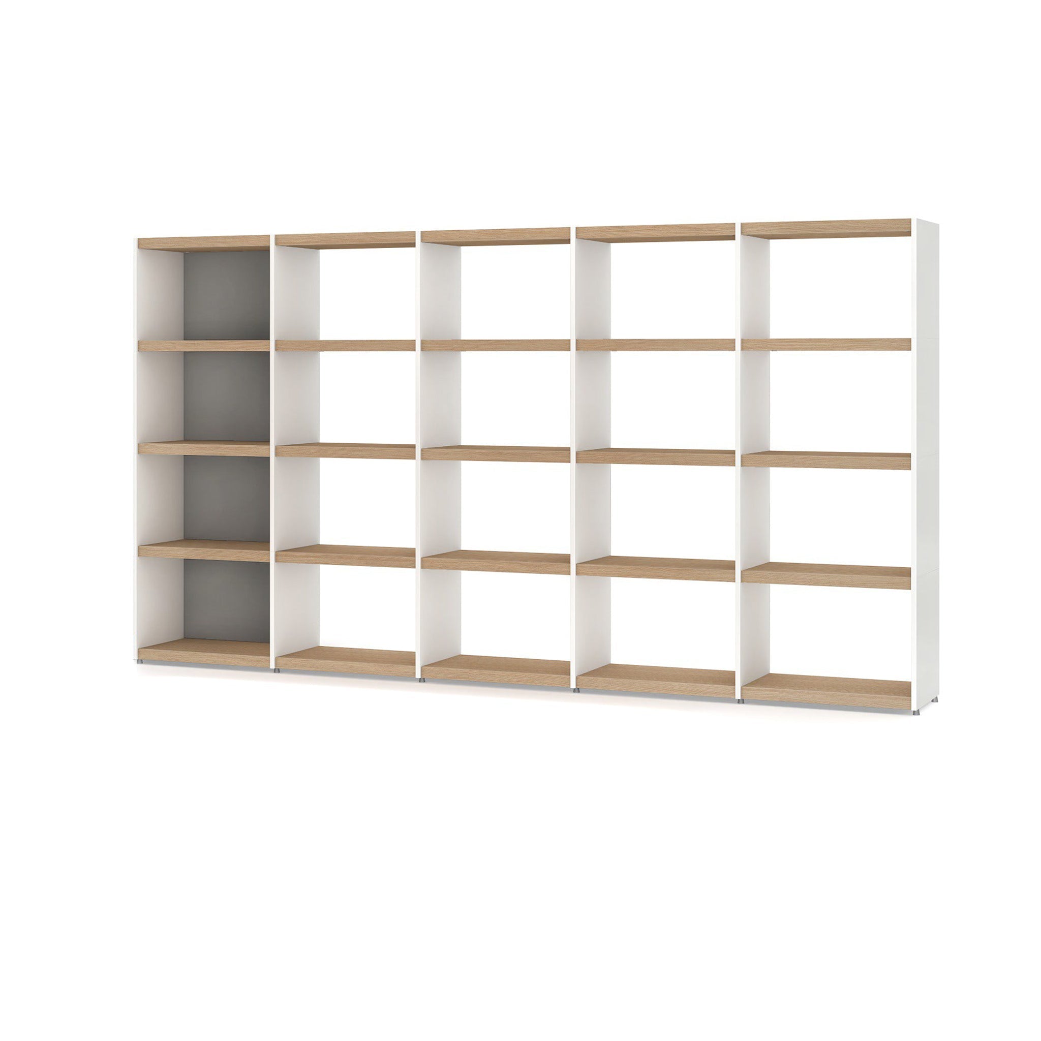 YOMO Modular Bookshelf 5x4 - Customizable Storage Shelf for Home & Office - Perfect for Living Room, Bedroom, or Study Organization