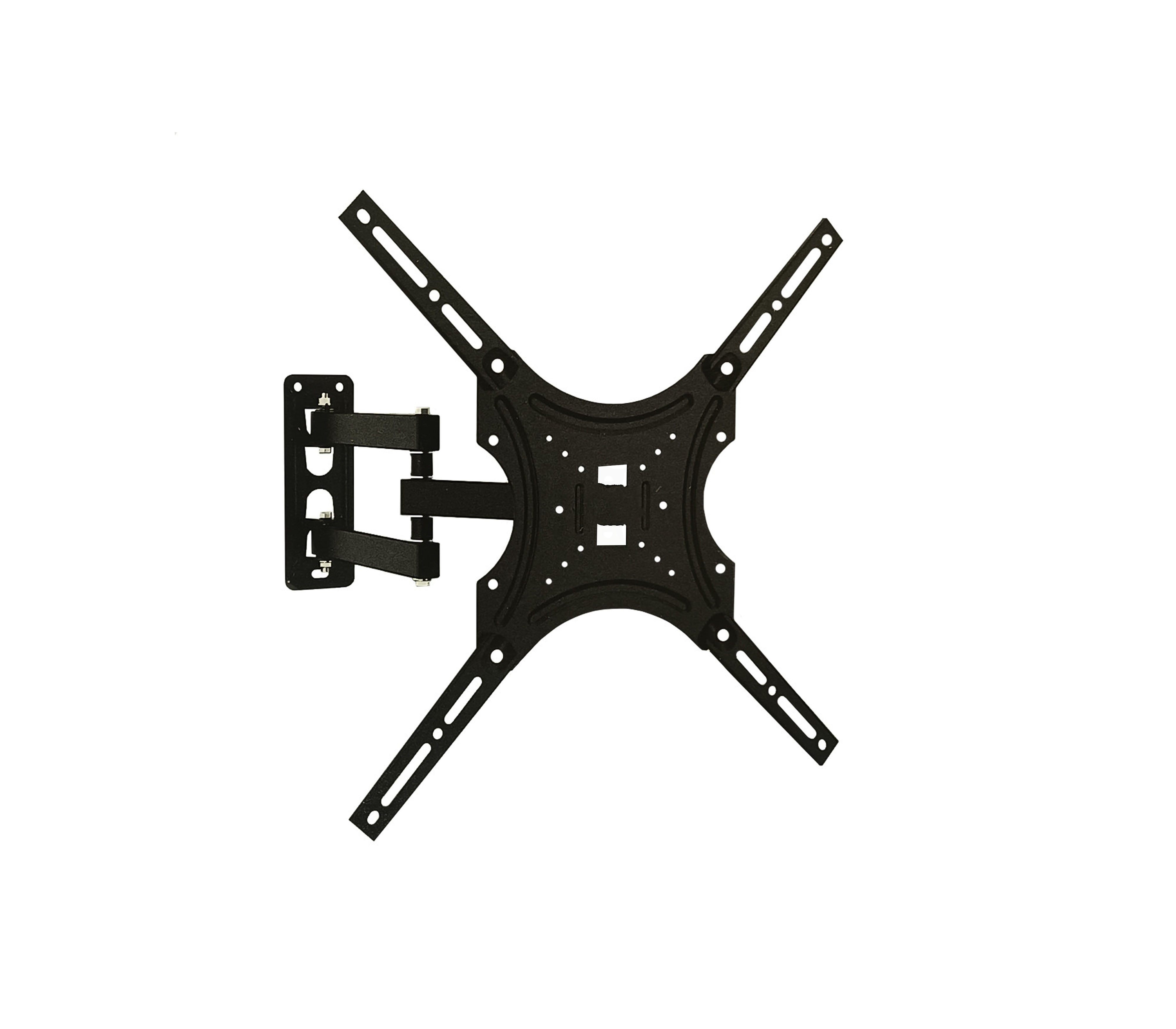 Adjustable TV Wall Mount Bracket for 26 to 55 Inch Flat Screen TVs - Universal Tilt Swivel Articulating Arm with VESA Compatibility (400x400mm) - Perfect for Living Room, Bedroom or Office Setup