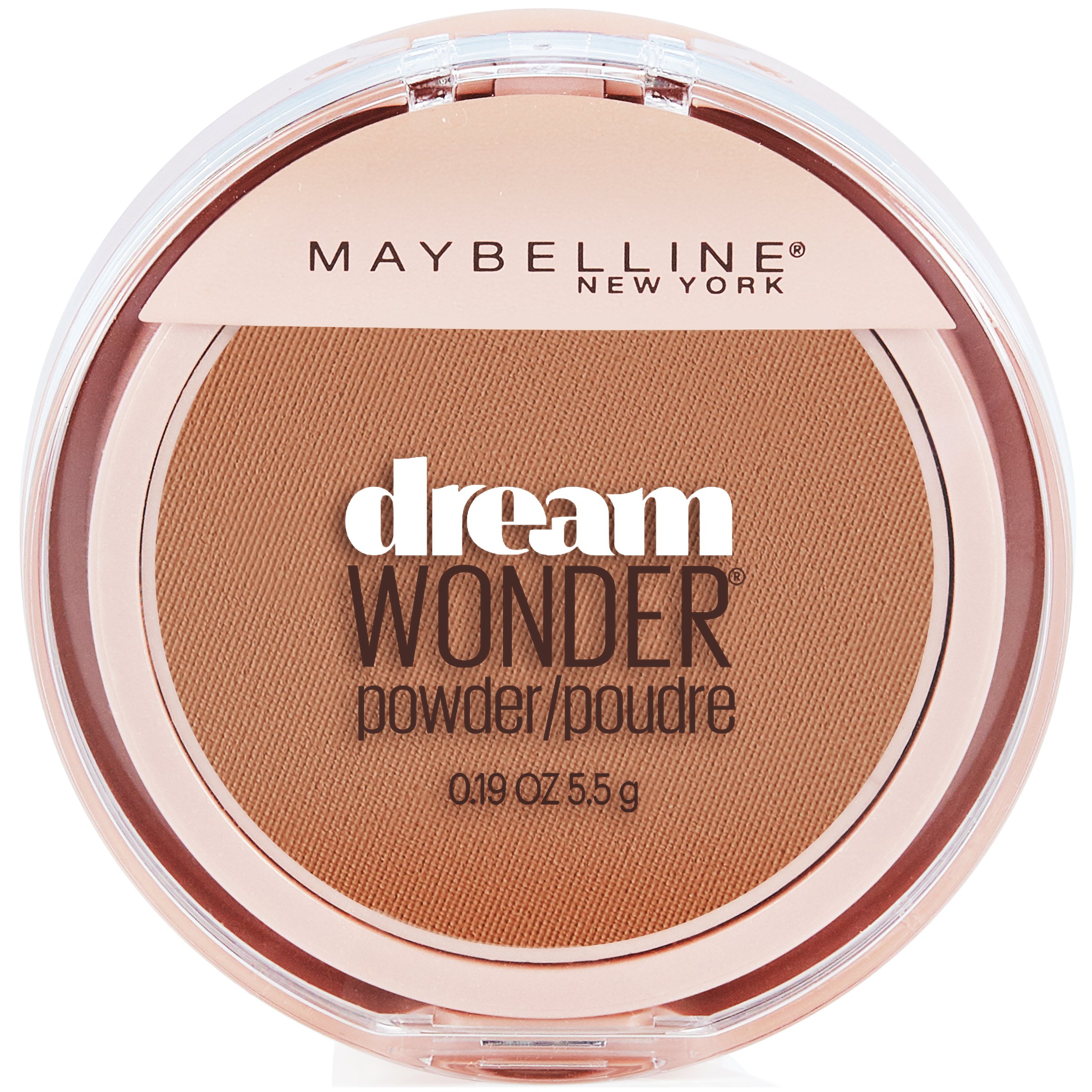 Maybelline New York Dream Wonder Powder Makeup - Oil-Free Matte Finish, Lightweight Coconut Formula (0.19 oz) | Perfect for Oily Skin & Everyday Natural Look | Great for Work, Date Night & Travel Touch-Ups