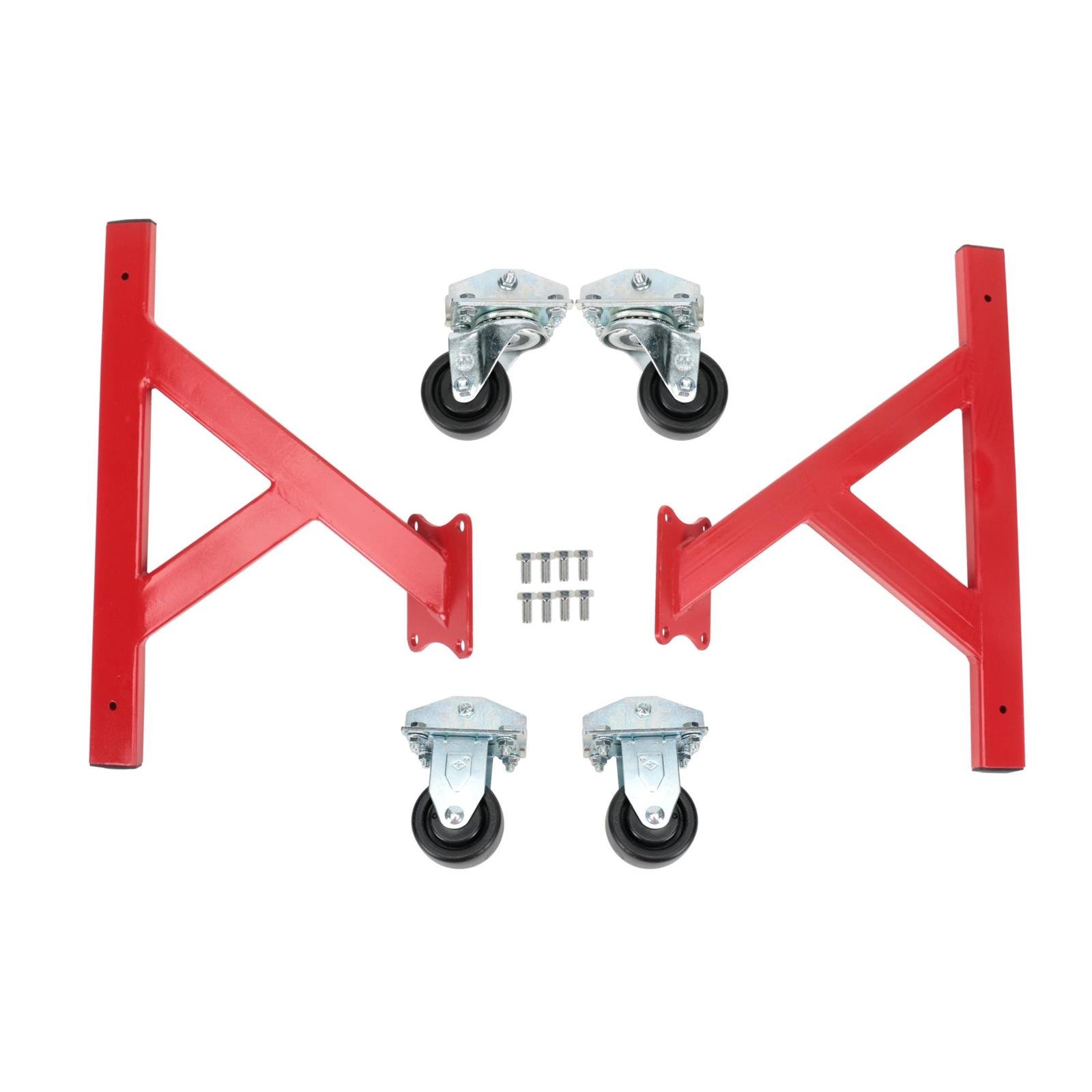 GM Chevy V8 LSx Rolling Engine Stand - Heavy Duty Storage Stand for Complete Engines & Transmissions - Compact Design with 3