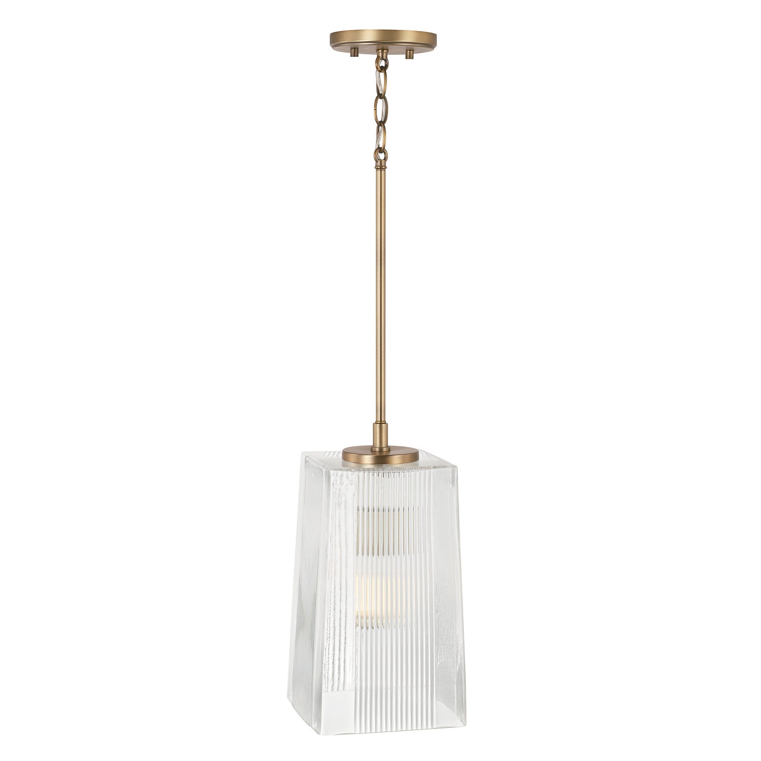 Capital Lighting Modern One Light Pendant - Sleek Hanging Fixture for Kitchen Island, Dining Room & Bedroom Decor