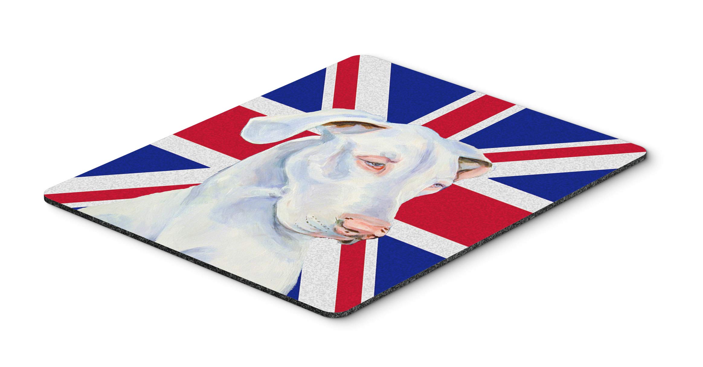 Great Dane with English Union Jack British Flag Mouse Pad - Non-Slip Large Mouse Mat for Home Office, Gaming & Laptop Use - Washable Hot Pad & Trivet for Kitchen or Desk