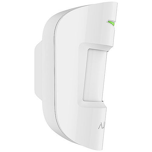 AJAX 42828.02.WH3 Wireless Pet Immune Motion Detector with Microwave Sensor - White | Home Security, Indoor/Outdoor Use for Dogs & Cats
