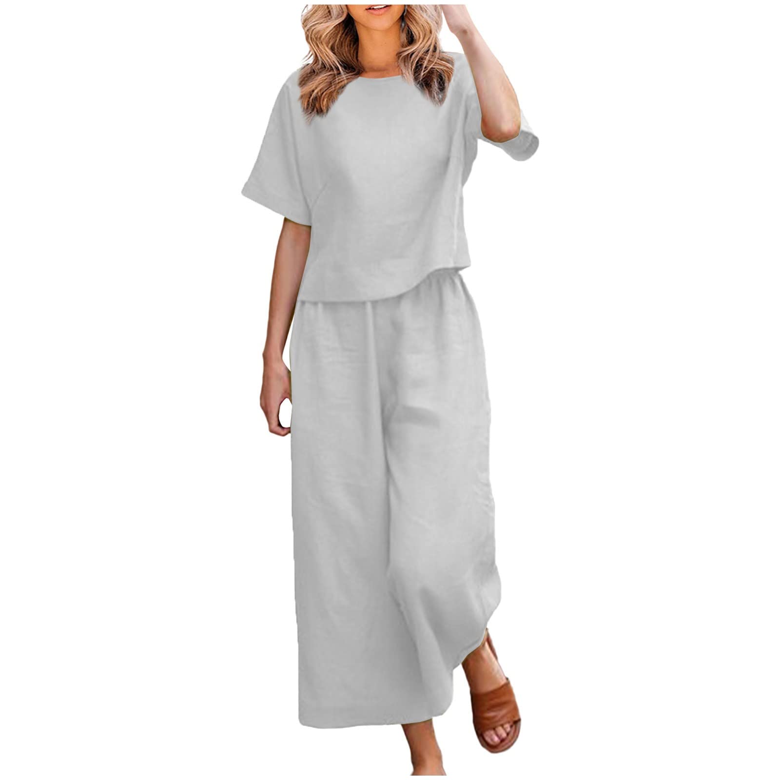 Women's Two Piece Outfits & Pajama Sets - Silk Shorts, Joggers & Cardigan 3-Piece Loungewear | Plus Size Sleepwear for Comfort & Style | Perfect for Home Relaxation, Sleepovers & Cozy Nights