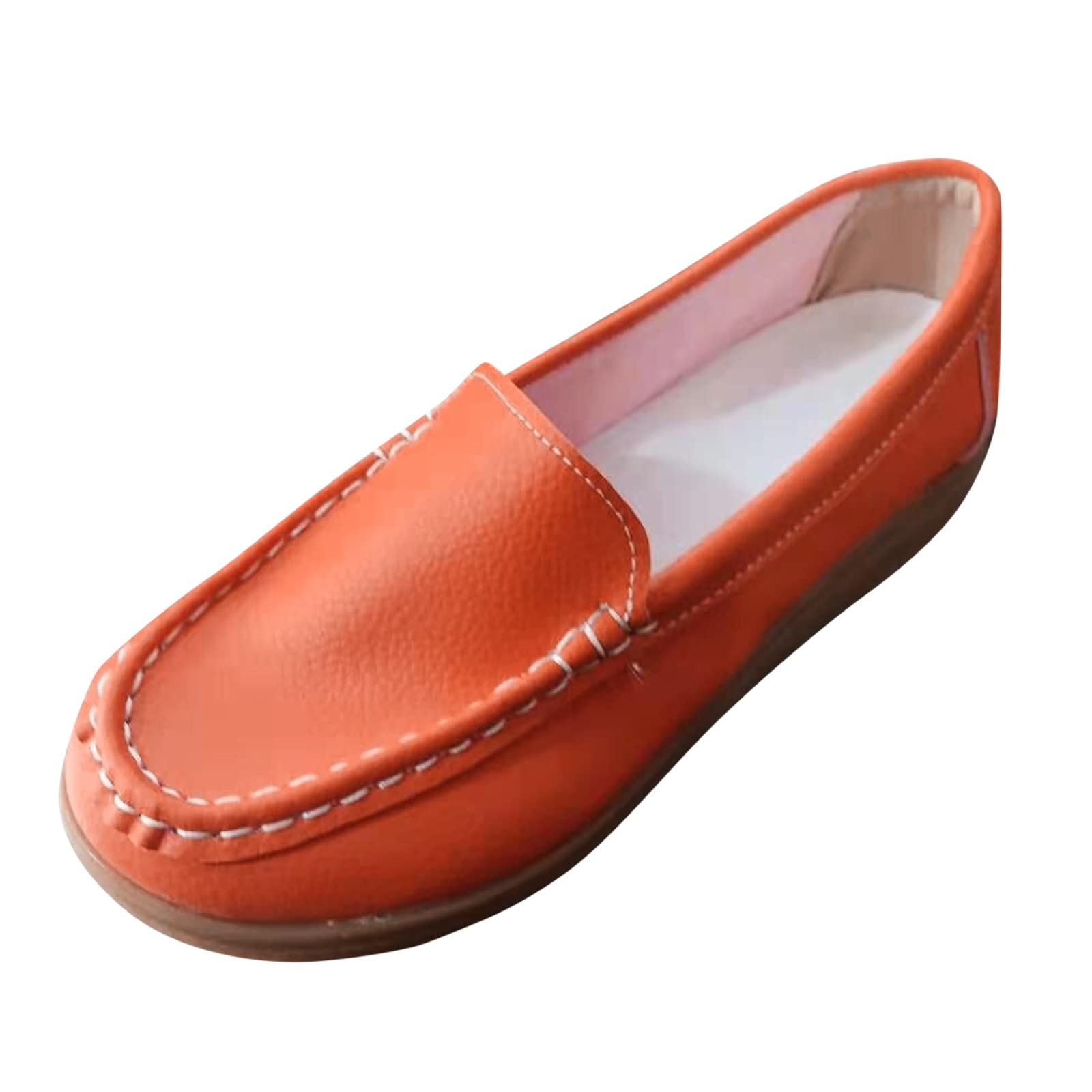 Women's & Men's Comfortable Soft Sole Leather Flats - Multicolor Casual & Business Pump Shoes for Work, Office & Everyday Wear