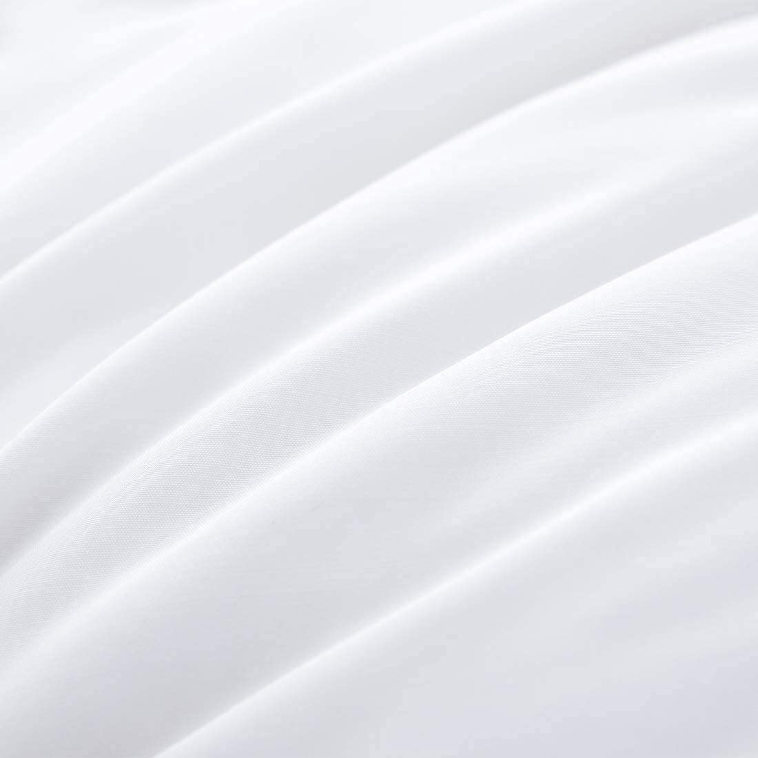 Premium HOMBYS Feather Down Comforter - King Size 120x128 Inches, All-Season Luxury White Duvet Insert with 100% Cotton Cover & Corner Tabs | Perfect for Master Bedrooms, Guest Rooms & Cozy Winter Nights