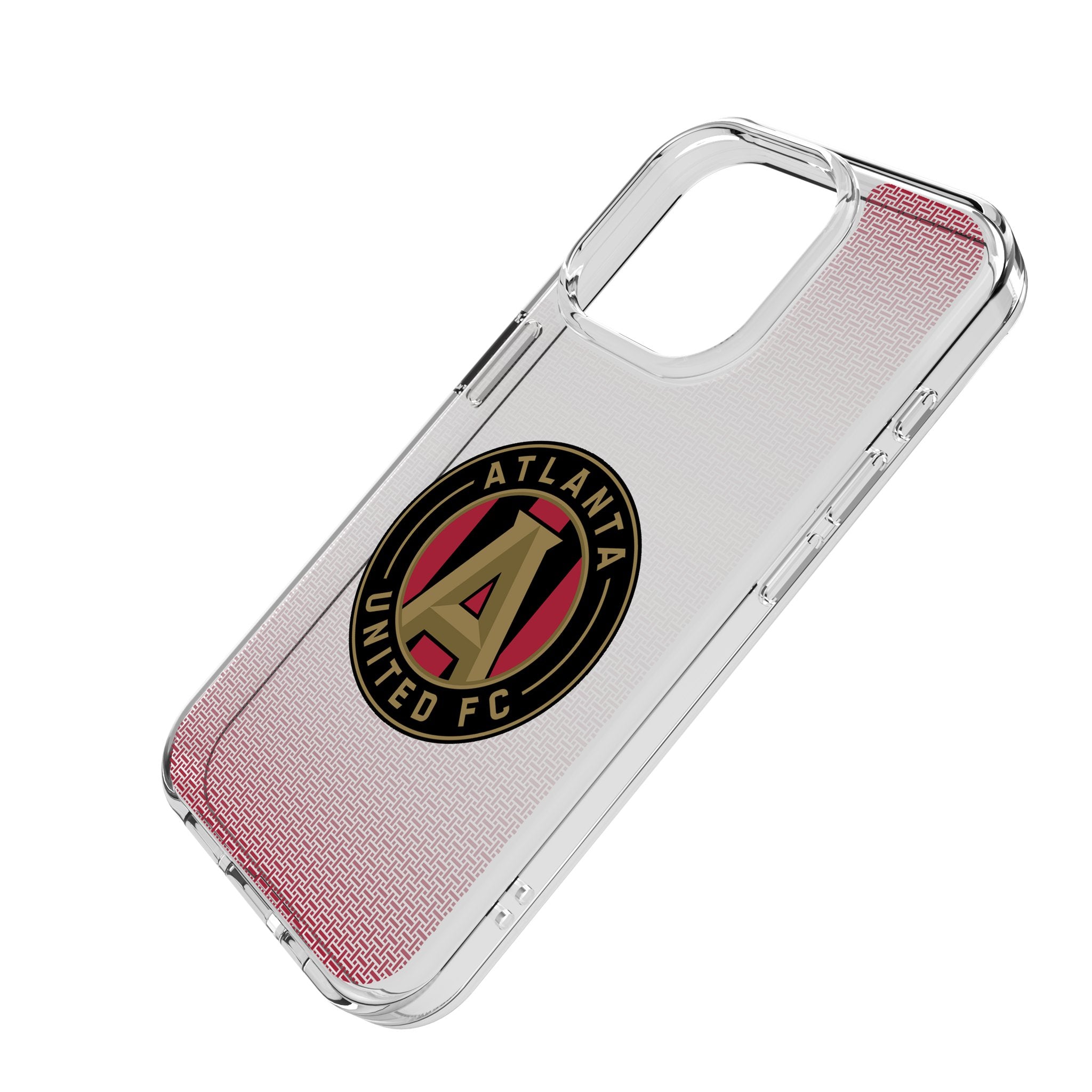 Atlanta United FC Clear Linen Phone Case for Apple iPhone 14 13 12 11 Pro Max XR - Durable Protective Cover for Soccer Fans | Perfect for Game Day & Everyday Use