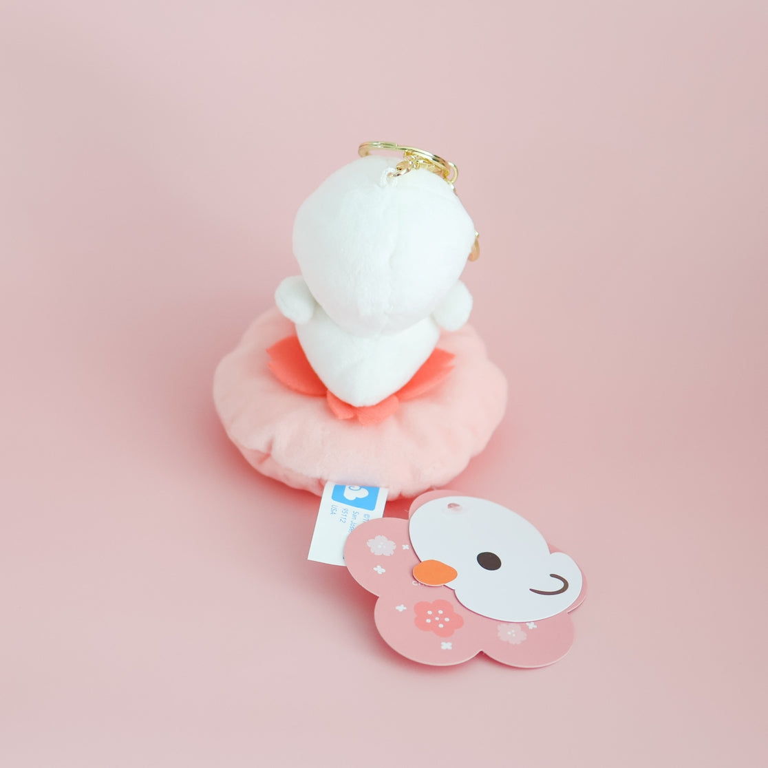 Cute Cherry Blossom Duckling Keychain Plush Toy - Perfect for Backpacks, Gifts & Kawaii Accessories