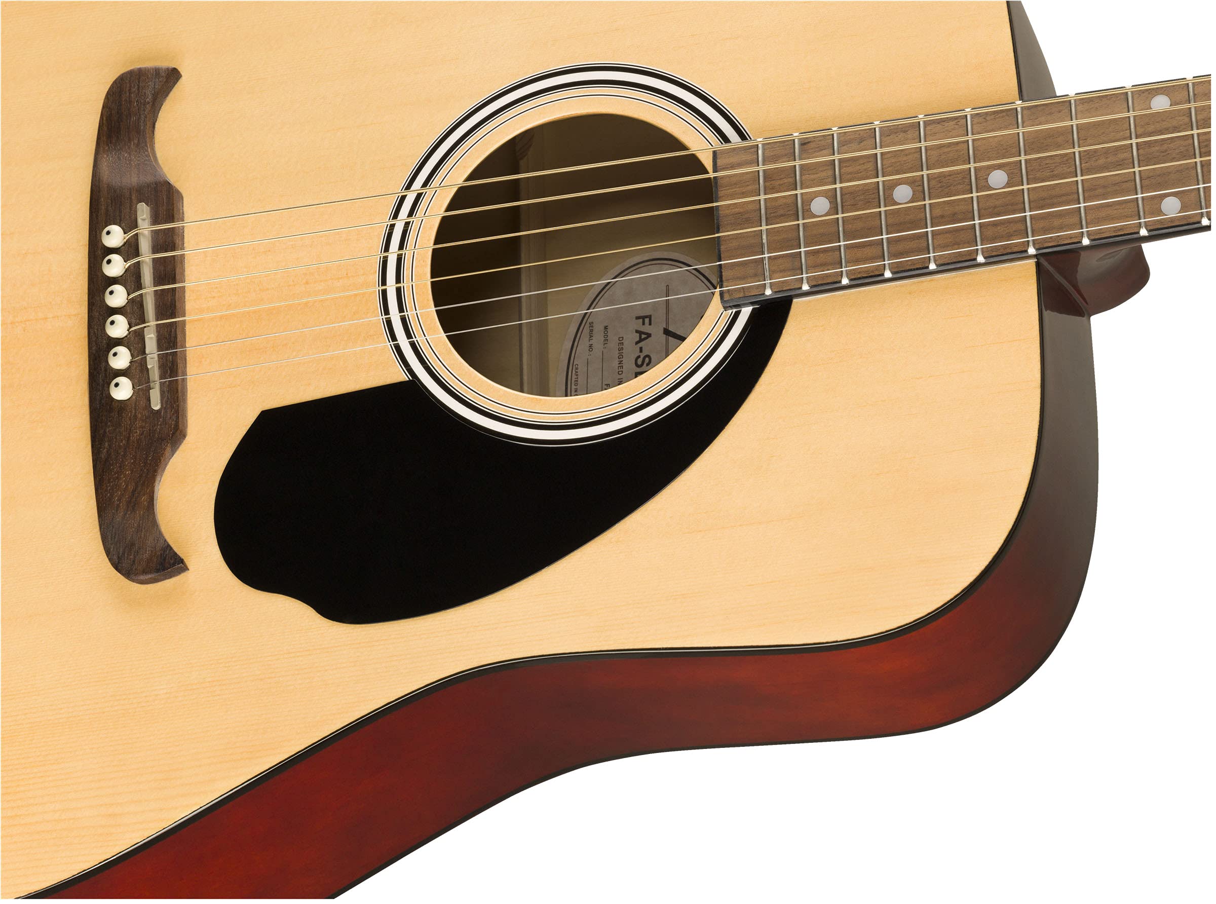 Fender FA-125 Dreadnought Acoustic Guitar Bundle with Hard Case, Tuner, Strap, Strings & Picks - Natural Finish | Perfect for Beginners, Campfire Singalongs & Home Recording Studios