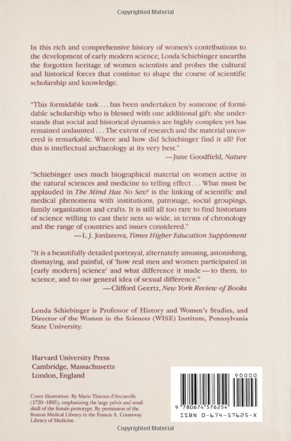 The Mind Has No Sex? Women in the Origins of Modern Science - Feminist History Book for Academic Study & Research