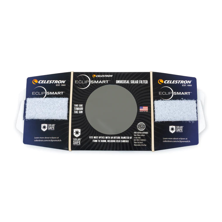 Eclipsmart Universal Solar Filter (44428) - Safe Solar Viewing for Telescopes, Binoculars & Cameras | Perfect for Solar Eclipses, Sun Observation & Astrophotography