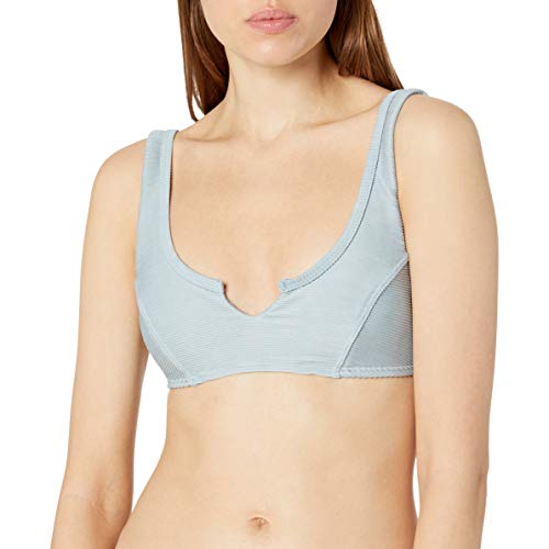 RVCA Women's Standard Salt Wash Bralette Bikini Top | Comfortable Swimwear for Beach, Pool & Summer Vacations