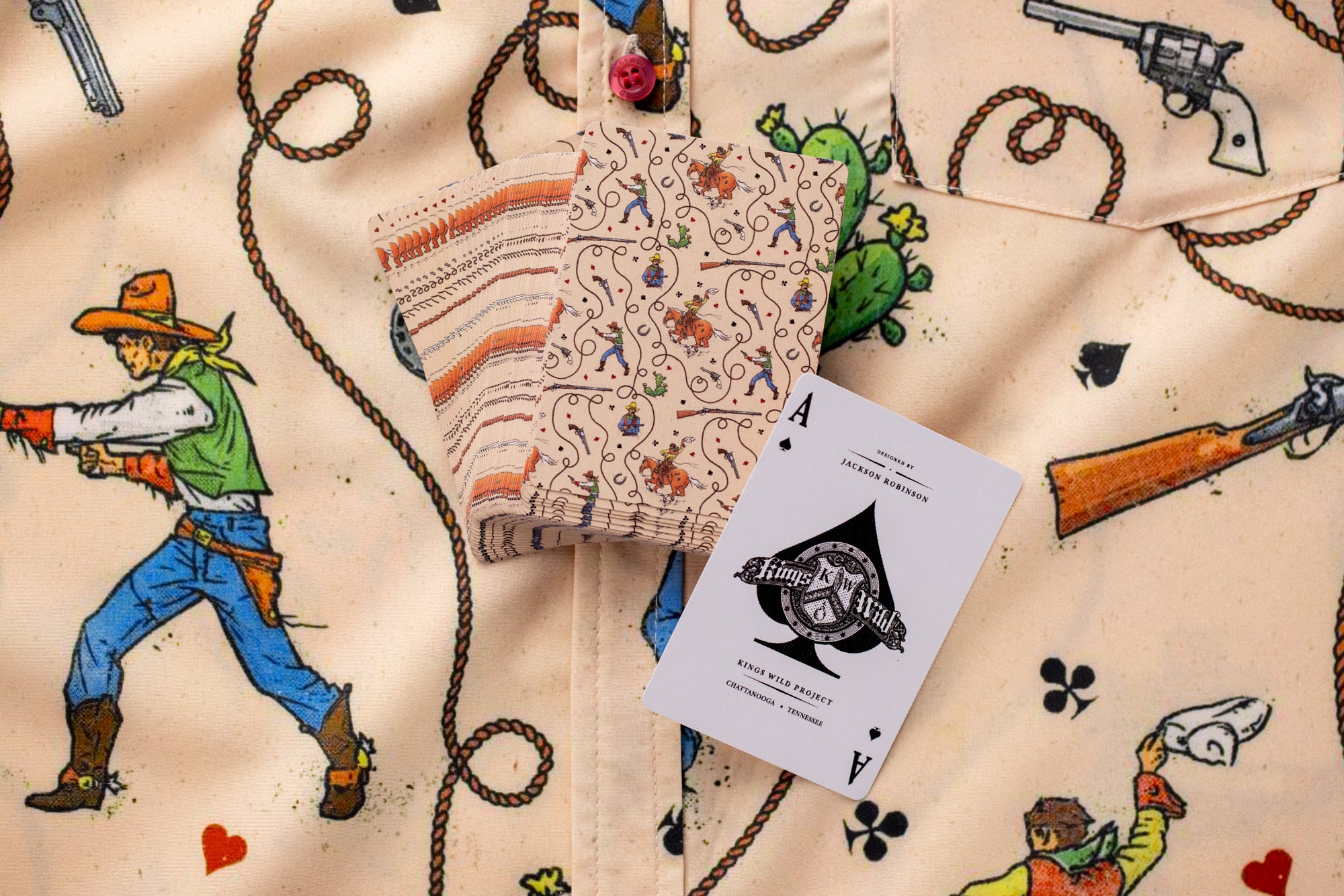 Kings Wild Threads Dinosaur Playing Cards - Premium Collectible Poker Cards for Cardistry, Magic Tricks & Game Nights