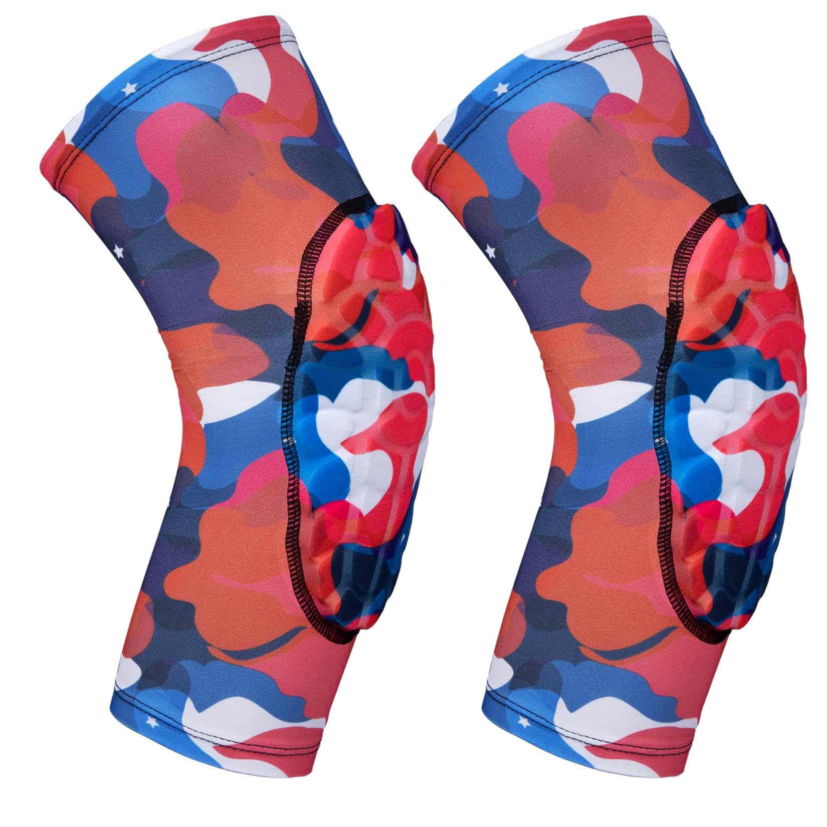 Compression Elbow Pads with Padding - Protective Arm Sleeves for Basketball, Football, Baseball & Volleyball - Ideal for Sports Training, Workouts & Injury Prevention