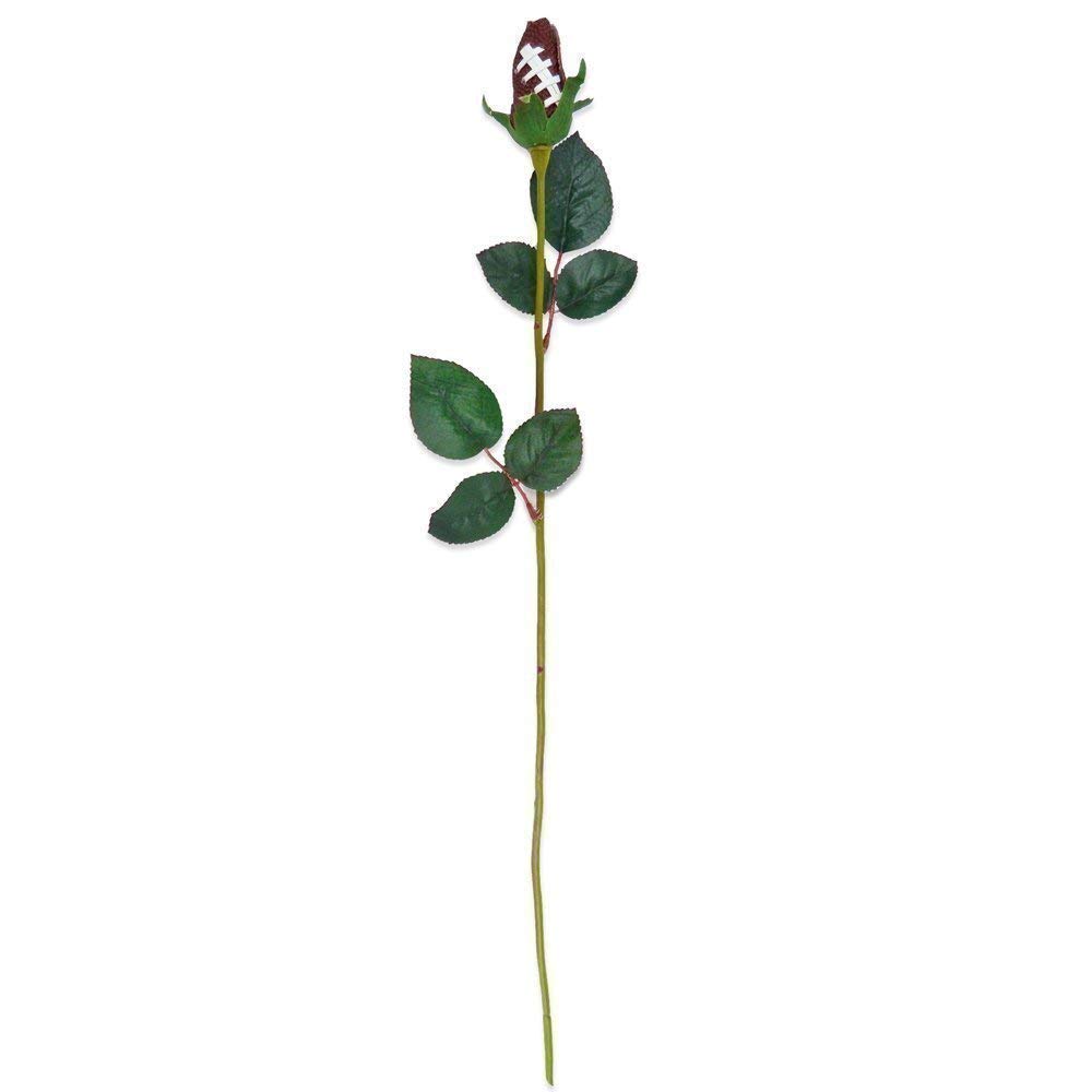 Custom Football Rose Gift - Handmade Personalized Sports Rose for Valentine's Day, Anniversary & Birthday Presents | Unique Floral Arrangement for Football Fans & Sports Lovers