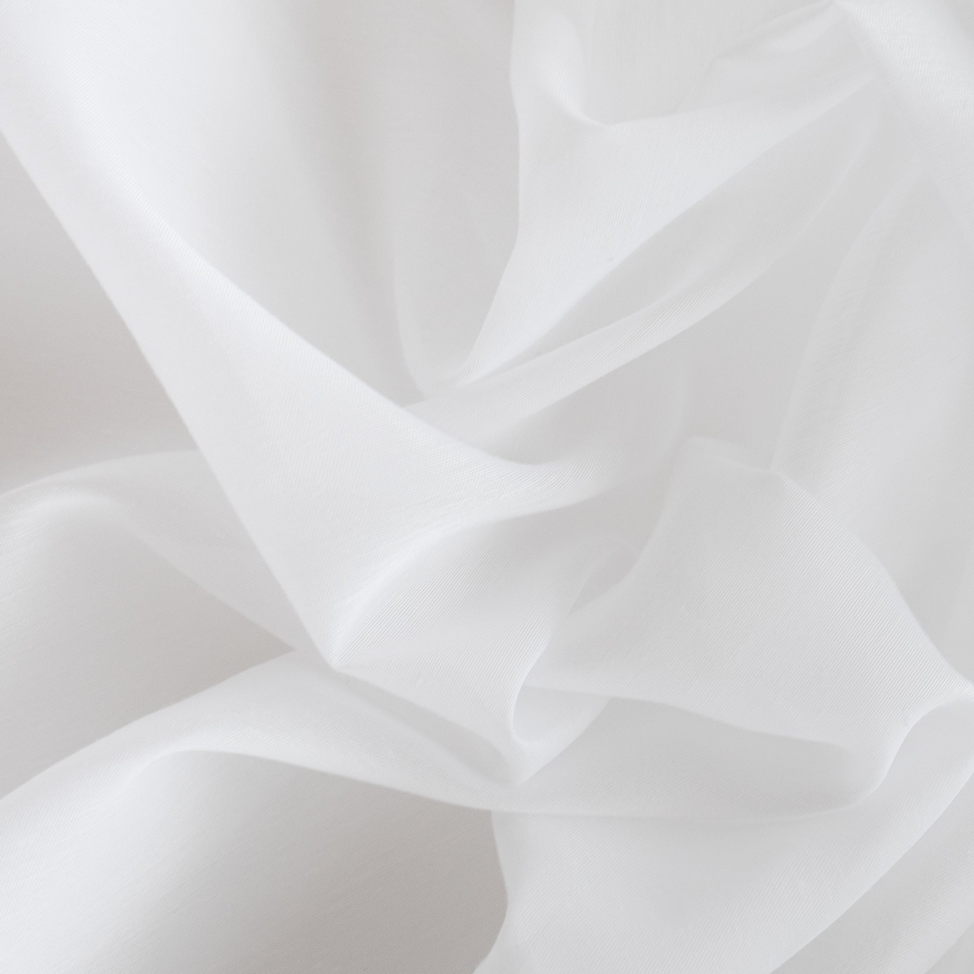 Lining Fabric - Double Width Sheer White Curtain Material for Home Decor & Window Treatments