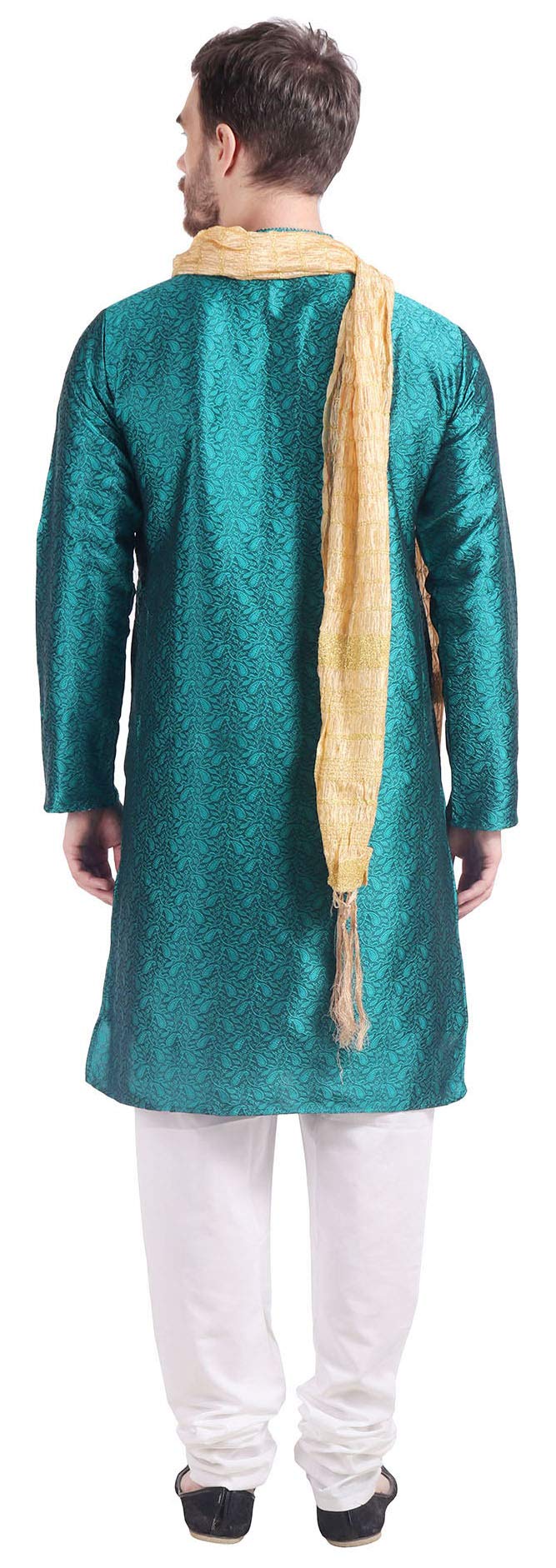 Men's Kurta Pajama Set - Premium Poly Silk Indian Wedding Attire for Groom & Party Wear | Traditional Ethnic Outfit for Festivals, Diwali & Special Occasions