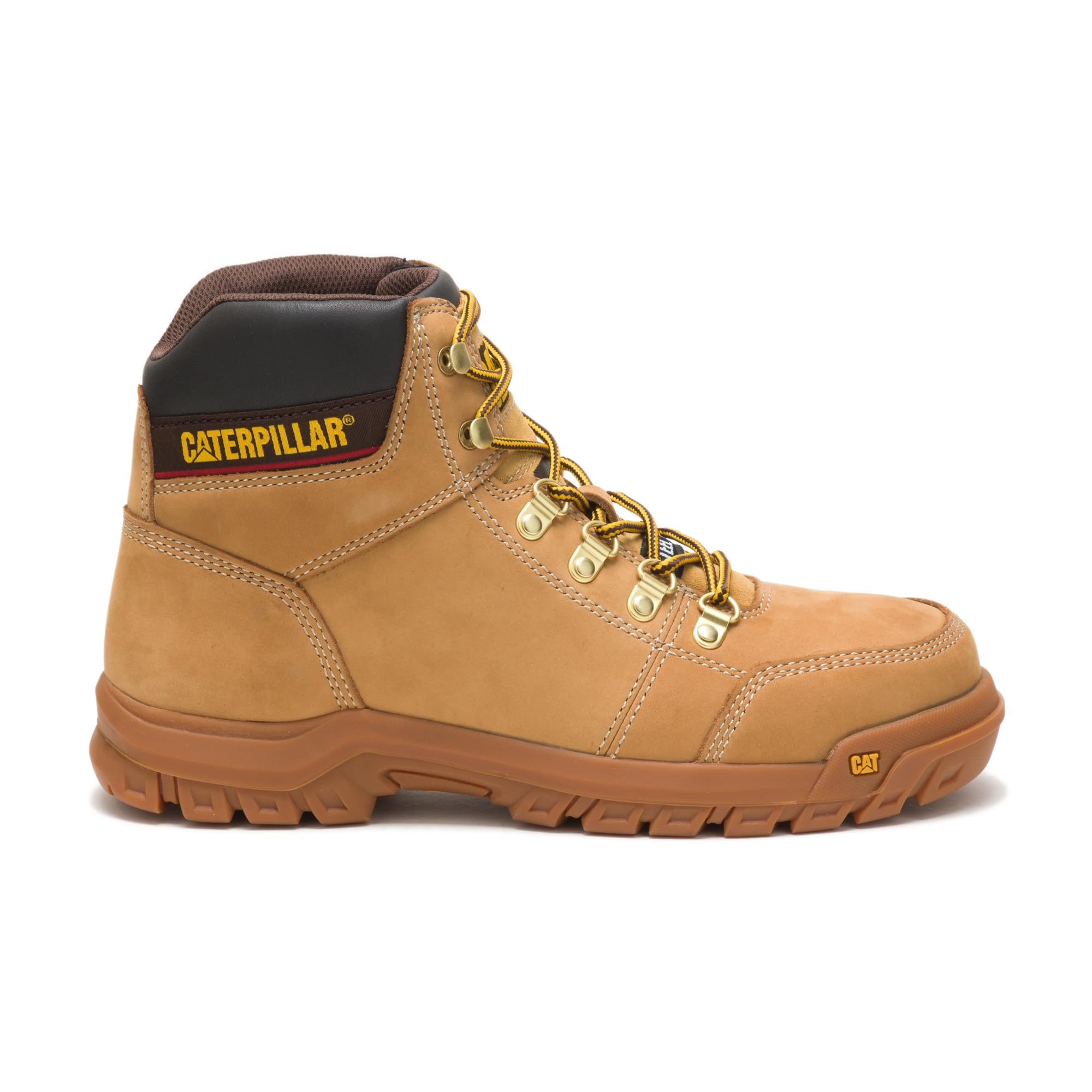 Cat Footwear Men's Outline Steel Toe Work Boot - Durable Safety Shoes for Construction, Warehouse & Outdoor Work | Slip Resistant & Comfortable Work Boots for Men