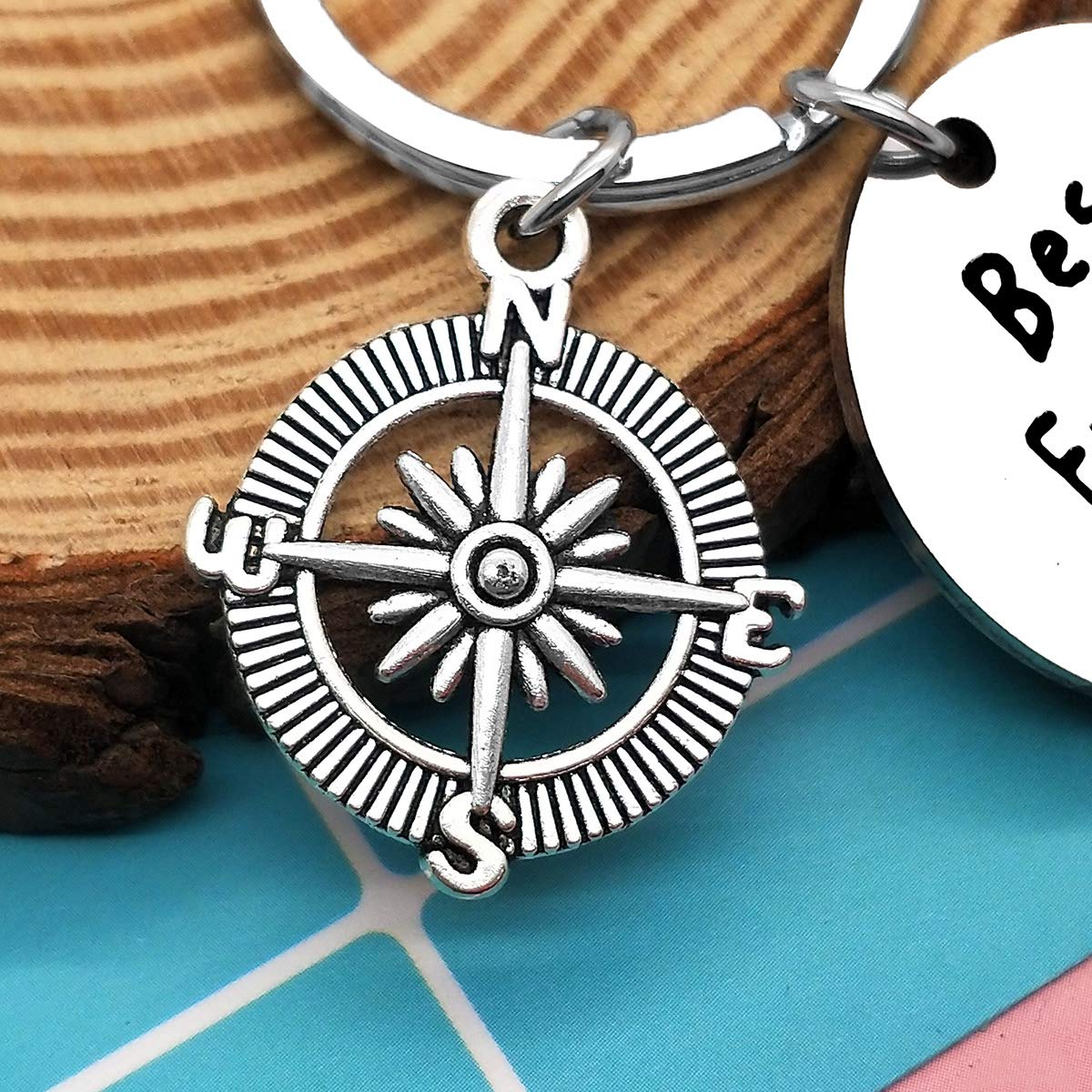 Best Cousin Keychain Jewelry - Personalized Friendship Gift for Valentine's Day, Birthday, Sister & Brother - Engraved BFF Jewelry for Women & Men - Perfect for Everyday Carry, Special Occasions & Relationship Keepsakes