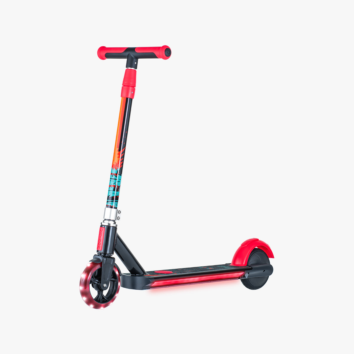 Disney Star Wars Darth Vader Kids' Electric Scooter - 3 Wheel LED Light Up Scooter for Boys & Girls Ages 6-12 - Perfect for Birthday Gifts, Outdoor Play & Neighborhood Rides