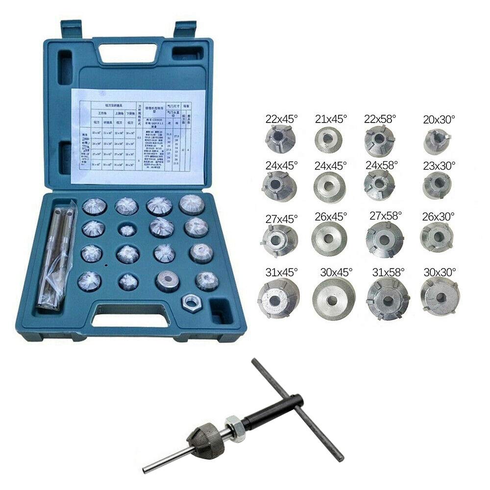 Universal Valve Seat Reamer Tool Set - Professional Motorcycle Repair Kit with Cutter for Valve Grinding and Engine Maintenance - Perfect for DIY Mechanics and Motorcycle Enthusiasts