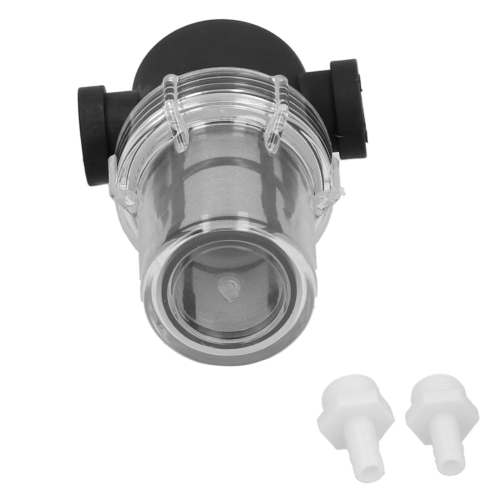 Professional 150 Micron 80 Mesh Inline Beer Filter with 2 Barbs - Home Brewing Water Strainer for Craft Beer, Kegging & Draft Systems | Perfect for Homebrewers & Microbreweries