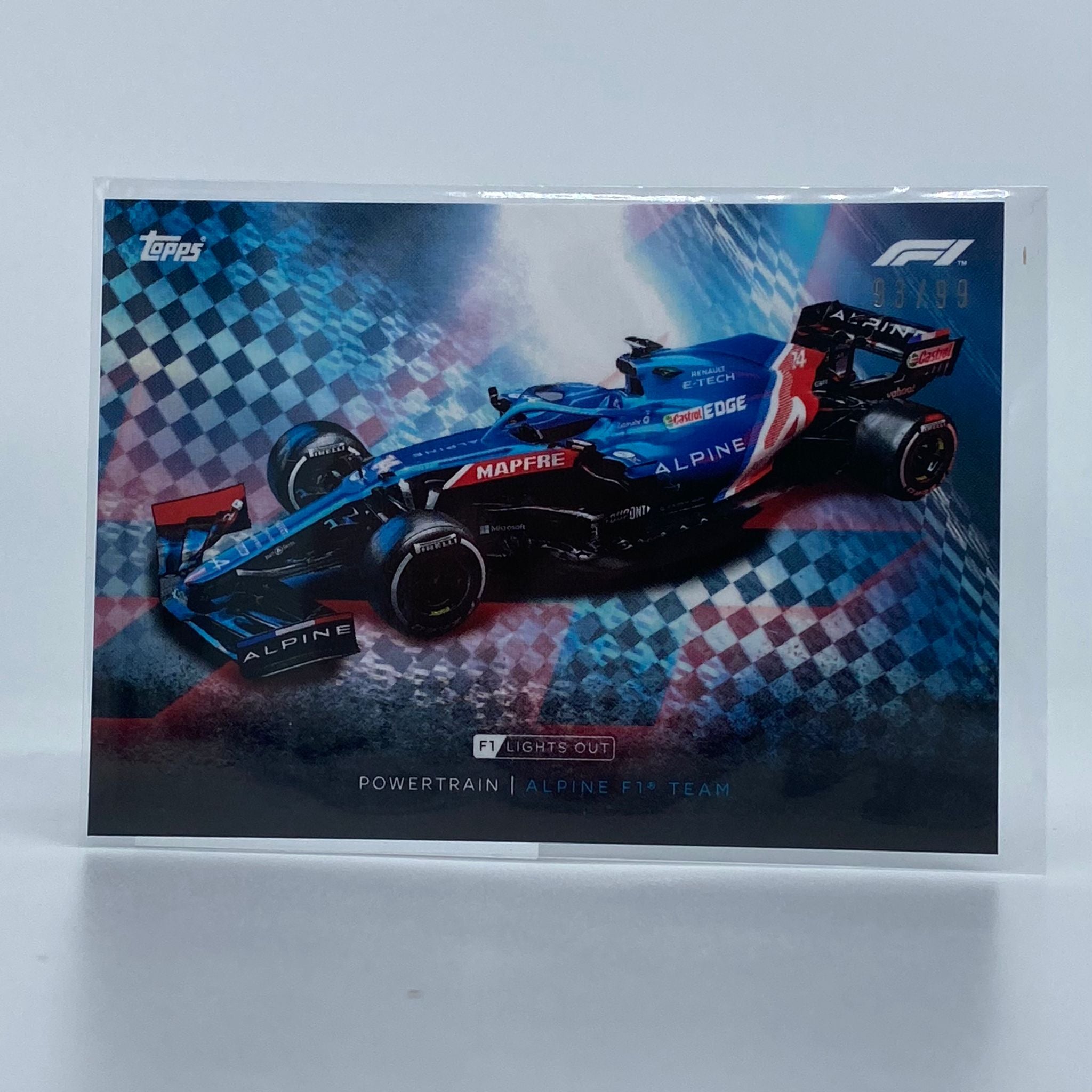 Alpine F1 Team Powertrain Blue Parallel - Limited Edition F1 Racing Merchandise & Collectibles for Fans and Enthusiasts | Perfect for Display, Gifts, and Racing Memorabilia Collections