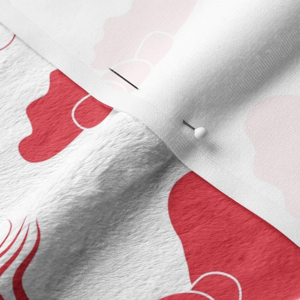 Lobster Ocean Seafood Printed Minky Fabric - Soft Plush Fat Quarter for Sewing Baby Blankets, Quilt Backing & DIY Crafts - Perfect for Nursery Decor, Coastal Themed Projects & Gift Making