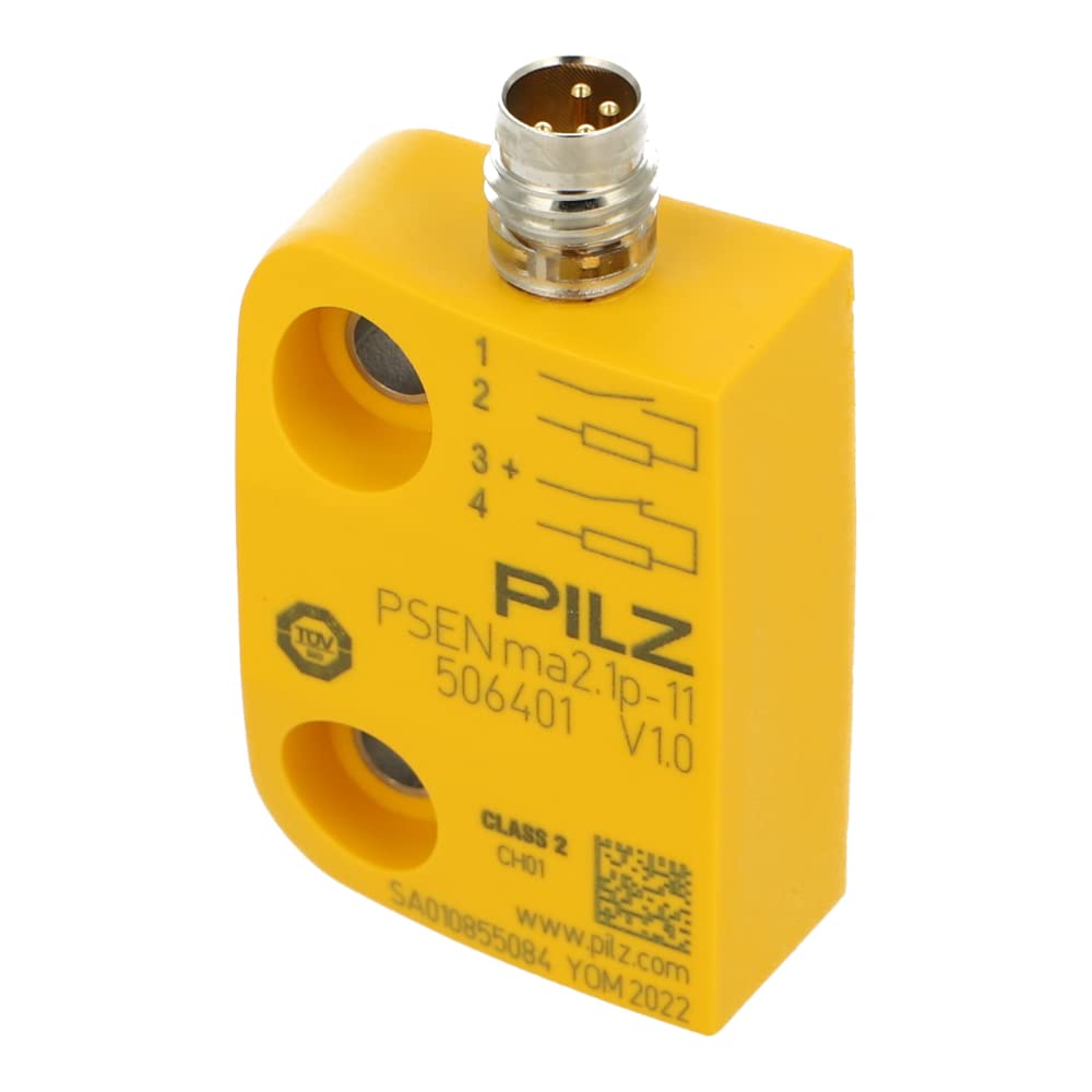 PILZ PSEN MA2.1P-11 Safety Switch with LED Indicator, 3mm Actuator, 1 Switch - Perfect for Industrial Machinery and Automation Systems