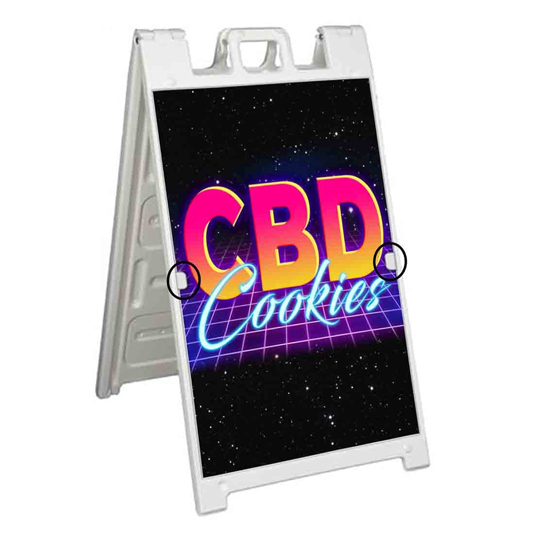Premium CBD Cookies A-Frame Sign (24