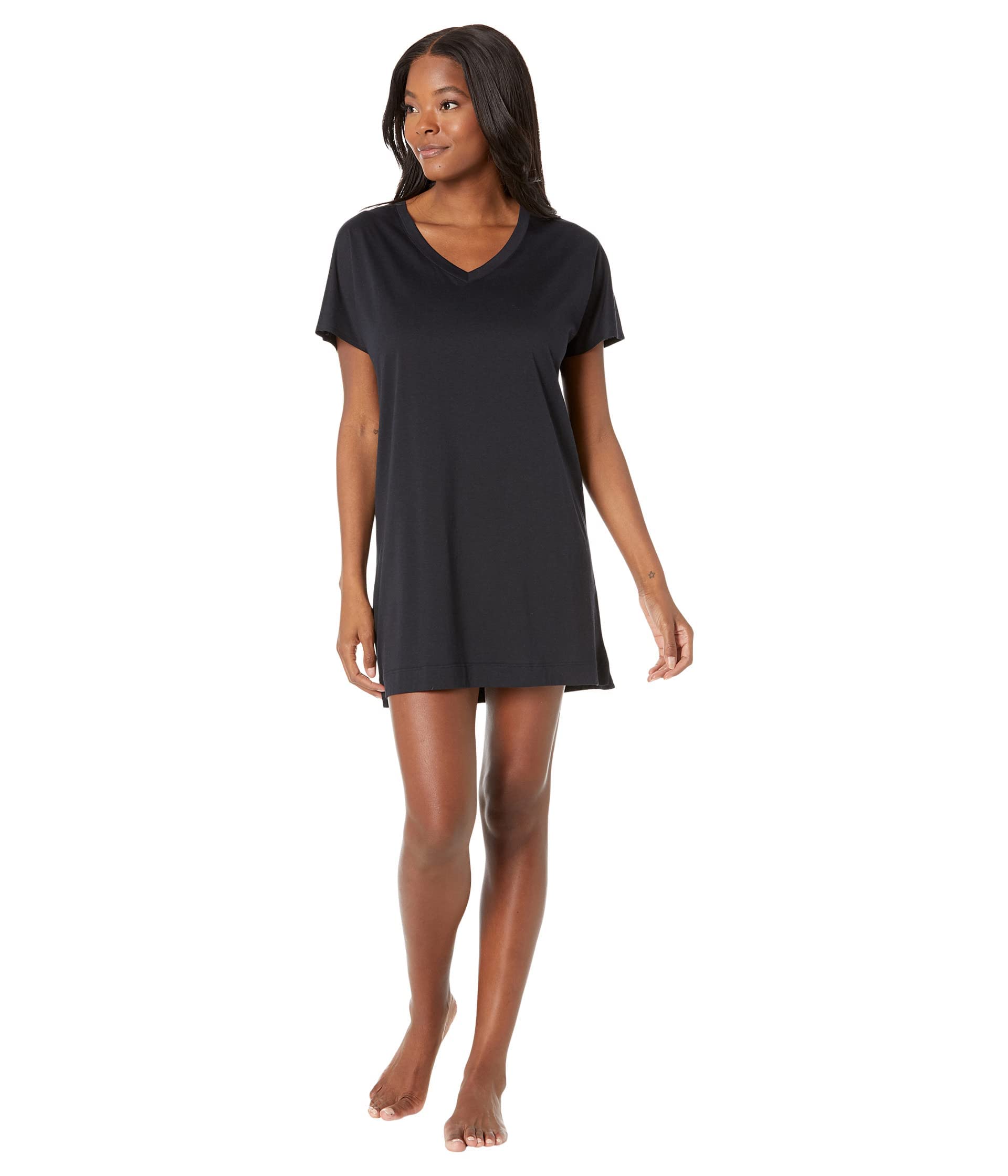 HANRO Women's Laura Bigshirt - Soft Cotton Oversized T-Shirt for Women | Casual Loungewear & Everyday Comfort | Perfect for Relaxing at Home, Running Errands, or Weekend Outings