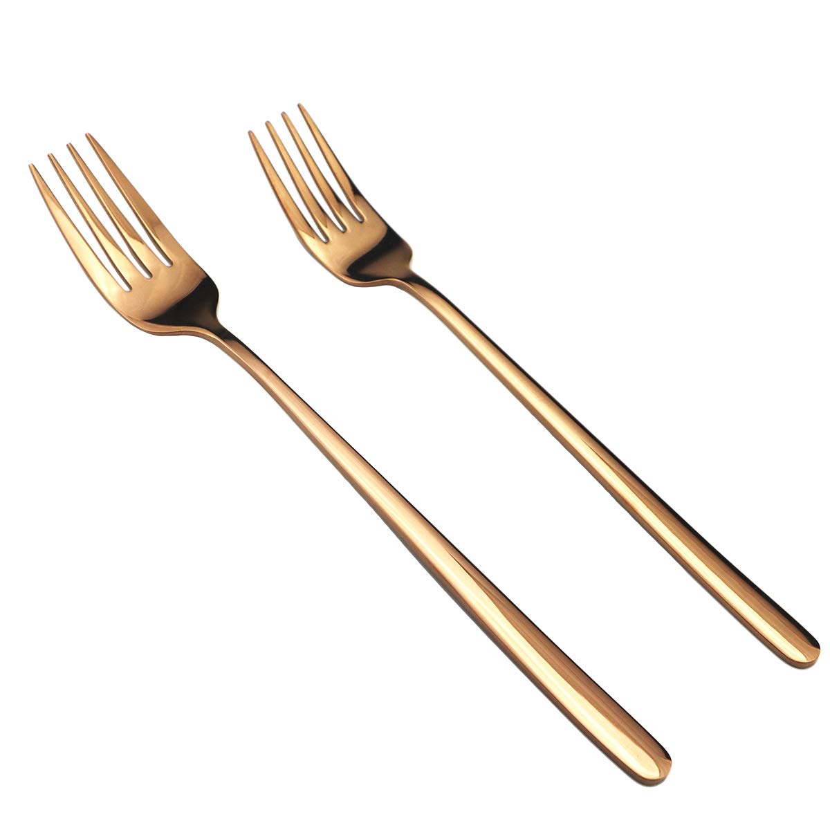 Premium 20-Piece Stainless Steel Flatware Set - Mirror Polished Rose Gold Cutlery for 4 - 304 Stainless Steel Forks, Spoons & Knives - Elegant Dining Set for Home, Kitchen, Hotel & Restaurant - Perfect for Everyday Meals, Dinner Parties & Special Occasions