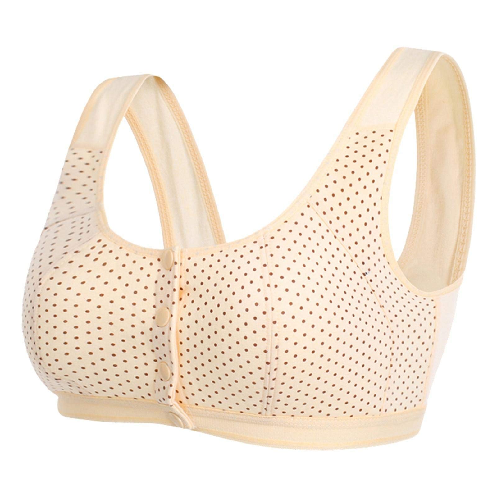 Women's Comfortable Retro Front Point Bras with Side Support - Perfect for Everyday Wear, Workouts, and Vintage Fashion Outfits