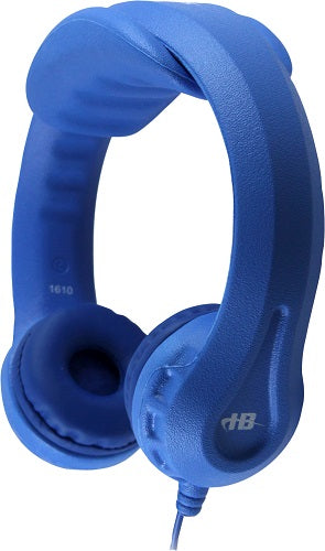 HamiltonBuhl Flex Phones Single Construction Foam Headphones for Kids - 5 Vibrant Colors, Multi-Pack Options - Perfect for School, Travel & Online Learning