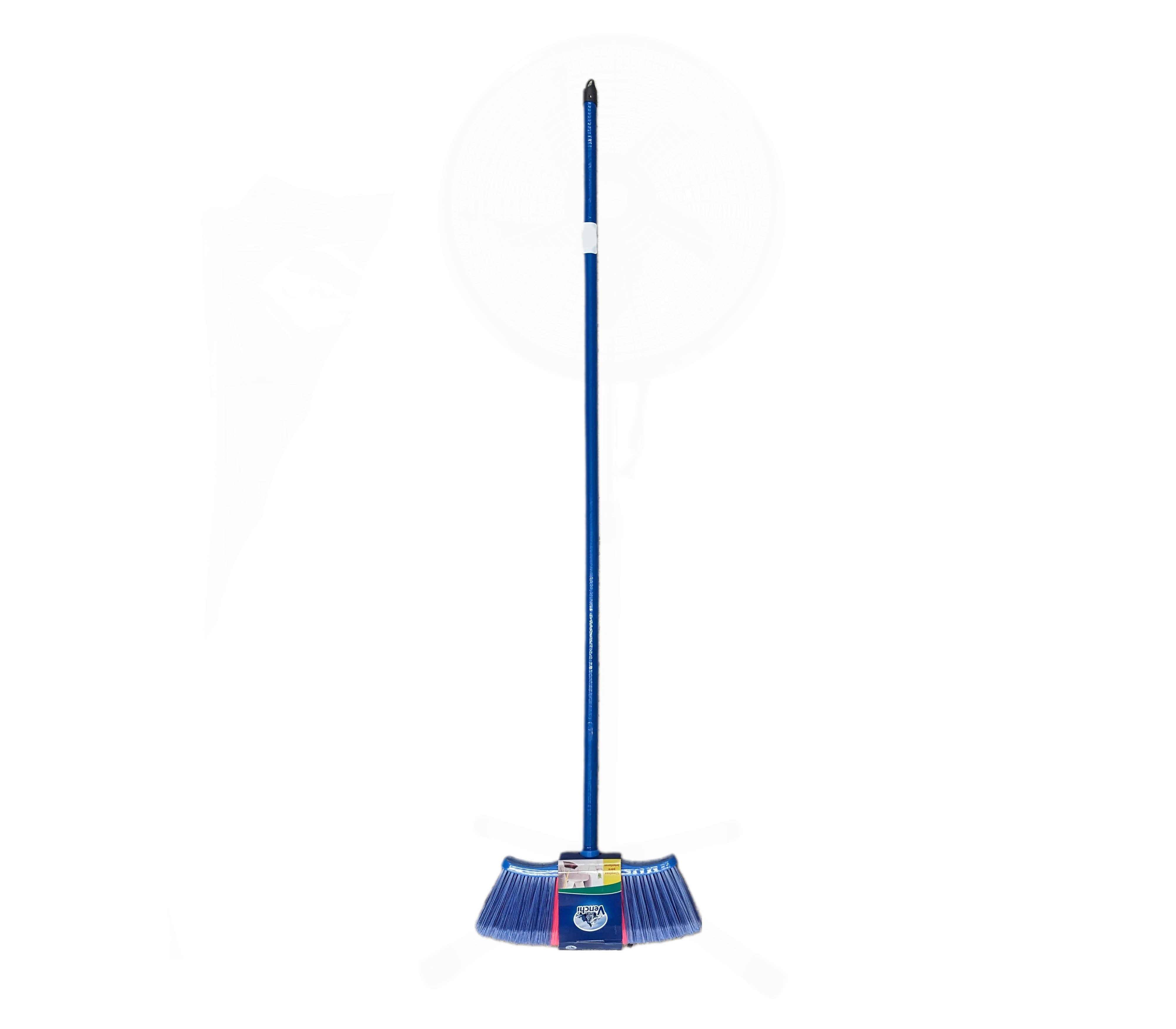 Purple Broom with Handle - Durable Cleaning Tool for Home, Kitchen, and Outdoor Use - Perfect for Sweeping Floors, Patios, and Garages