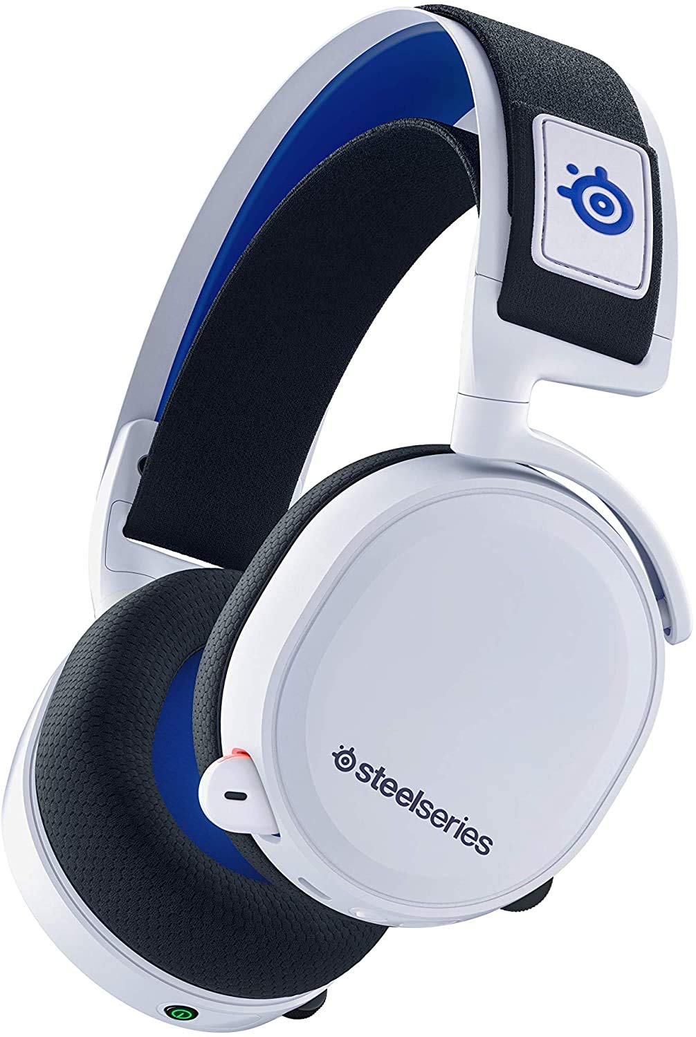 SteelSeries Arctis 7P Wireless Gaming Headset - 2.4GHz Lossless Audio for PS5/PS4 - Comfortable White Headphones with Microphone - Perfect for Competitive Gaming & Streaming